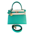 Hermes Vert Jade Epsom & Gold Hardware Kelly 28 - Morely TrendsHermes Type here:)