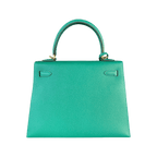 Hermes Vert Jade Epsom & Gold Hardware Kelly 28 - Morely TrendsHermes Type here:)