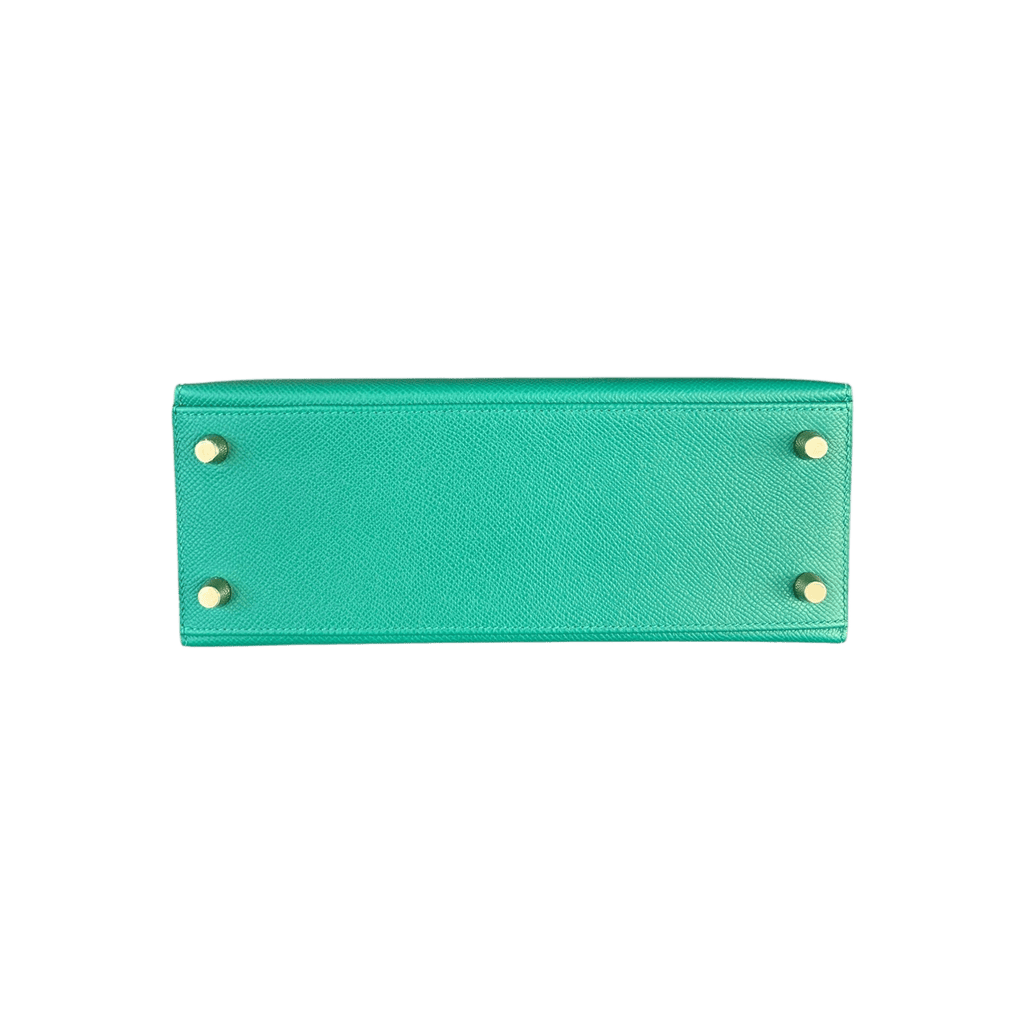 Hermes Vert Jade Epsom & Gold Hardware Kelly 28 - Morely TrendsHermes Type here:)