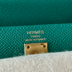 Hermes Vert Jade Epsom & Gold Hardware Kelly 28 - Morely TrendsHermes Type here:)