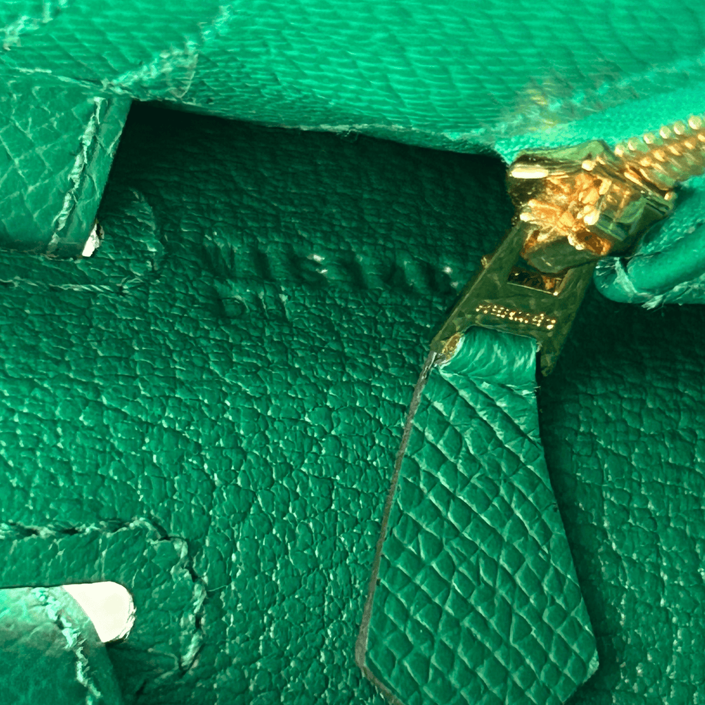 Hermes Vert Jade Epsom & Gold Hardware Kelly 28 - Morely TrendsHermes Type here:)