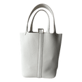 Hermes White Clemence Picotin 18 - Morely TrendsHermes Type here:)