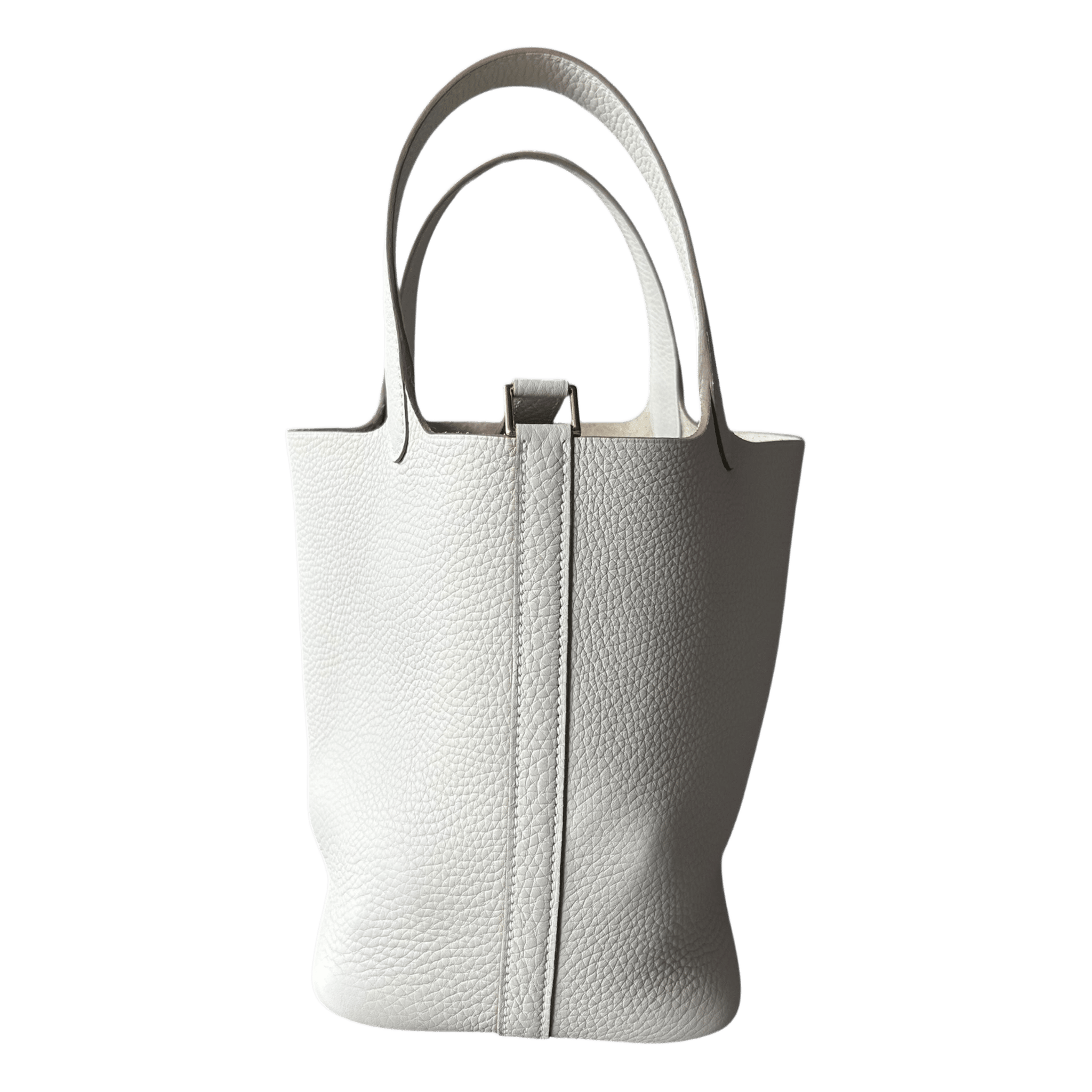 Hermes White Clemence Picotin 18 - Morely TrendsHermes Type here:)