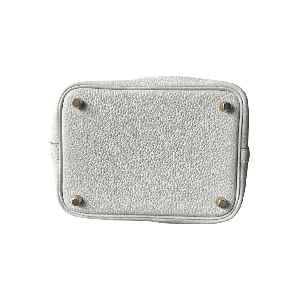 Hermes White Clemence Picotin 18 - Morely TrendsHermes Type here:)