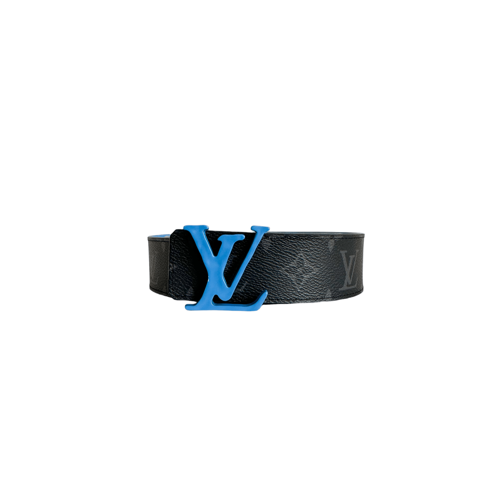 Louis Vuitton Black & Blue Monogram Reversible Belt - Morely TrendsLouis Vuitton Type here:)