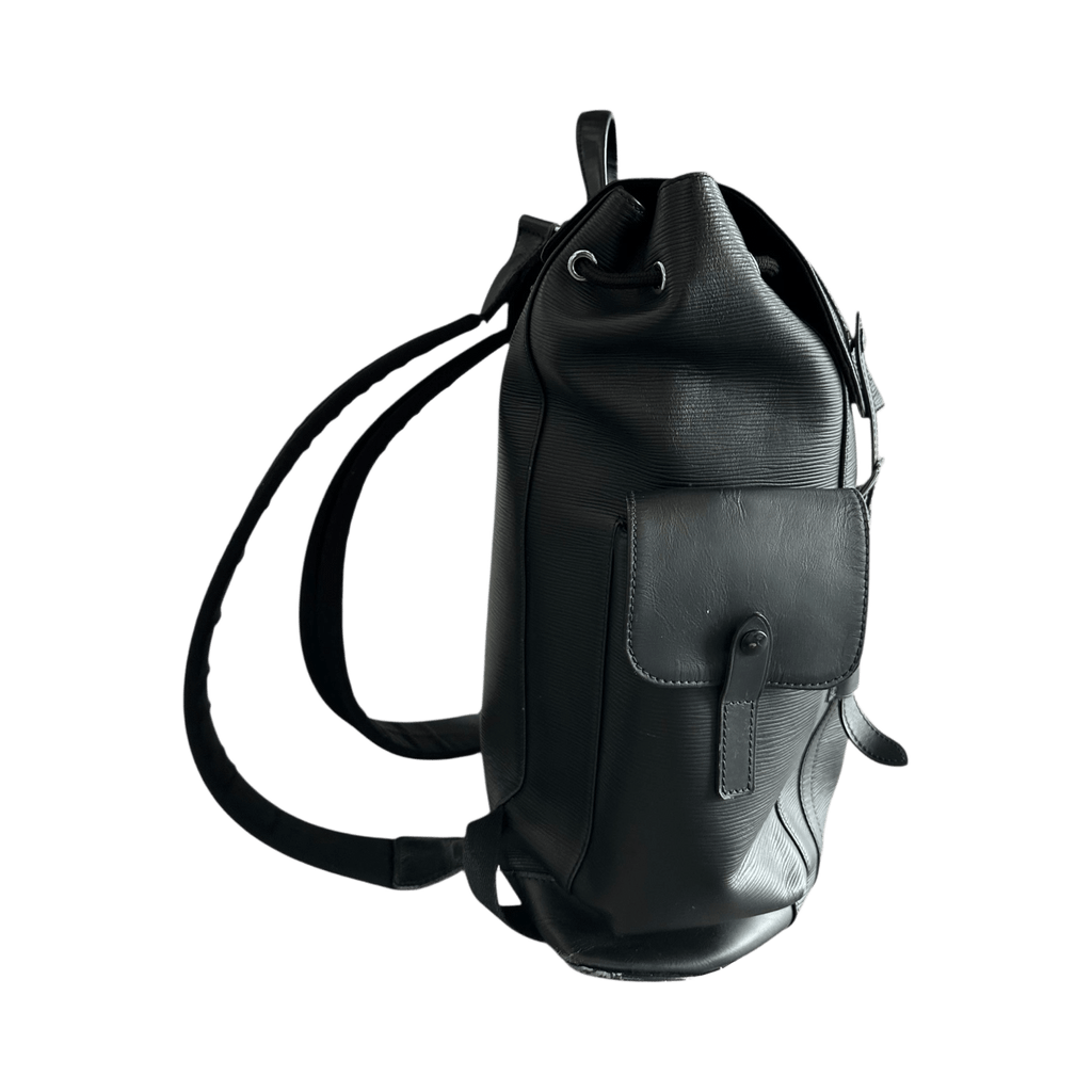 Louis Vuitton Black EPI Leather Christopher Backpack - Morely TrendsLouis Vuitton Type here:)