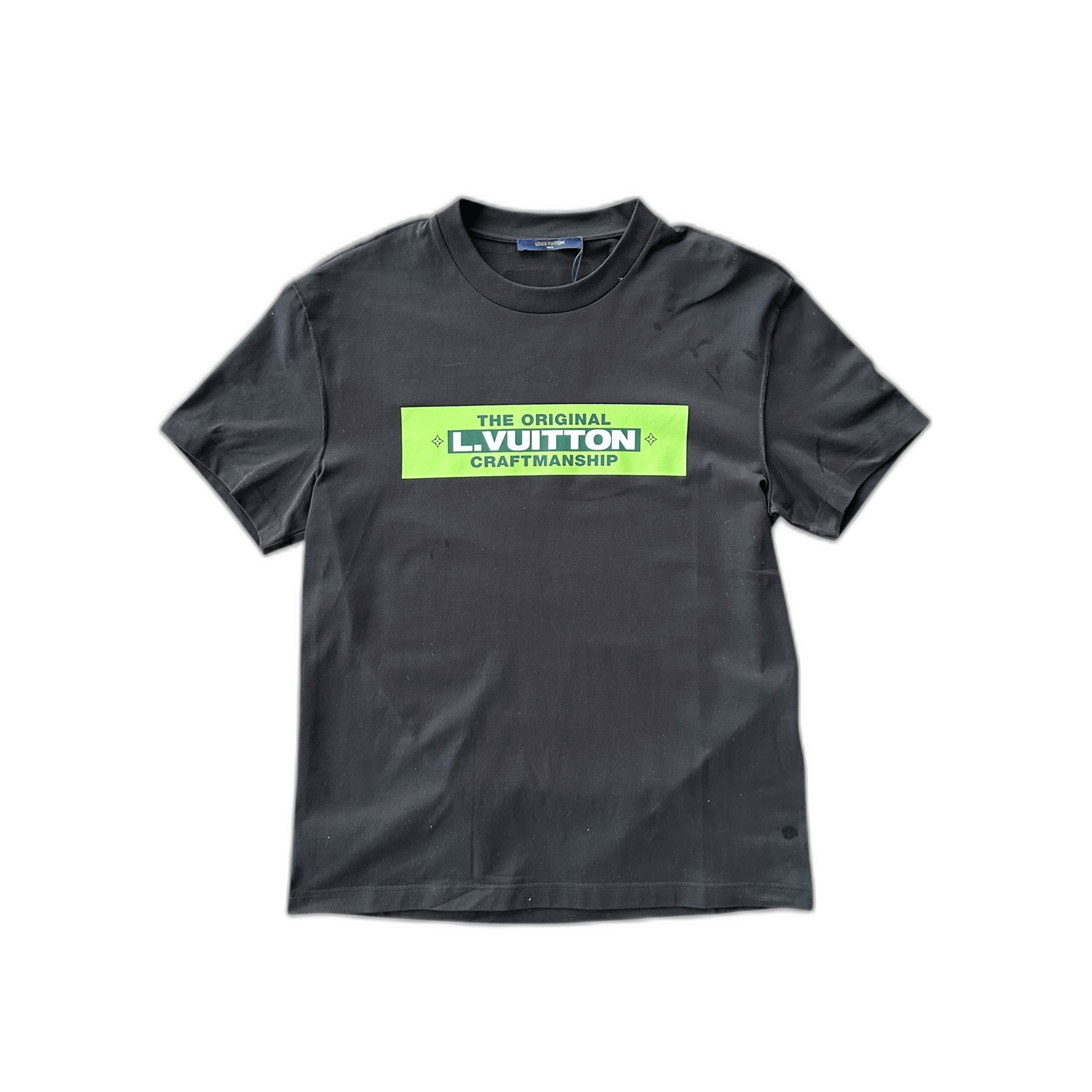Louis Vuitton Black & Green Craftmanship T-Shirt - Morely TrendsLouis Vuitton Type here:)