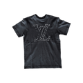 Louis Vuitton Black & White LV Stitch Logo T-Shirt - Morely TrendsLouis Vuitton Type here:)