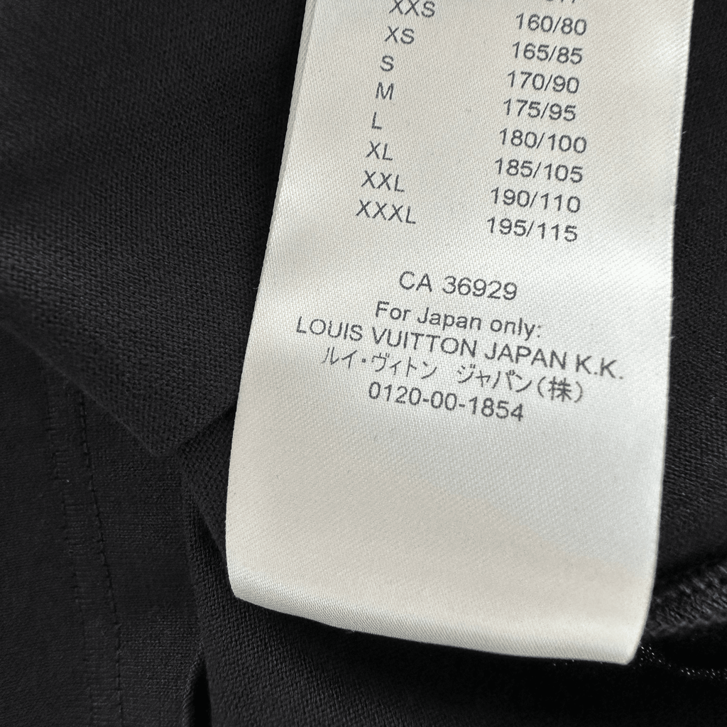 Louis Vuitton Black & White LV Stitch Logo T-Shirt - Morely TrendsLouis Vuitton Type here:)