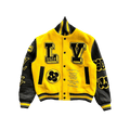 Louis Vuitton Black & Yellow Varsity Jacket - Morely TrendsLouis Vuitton Type here:)