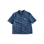 Louis Vuitton Blue Checkered Short Sleeve Button Up Shirt - Morely TrendsLouis Vuitton Type here:)