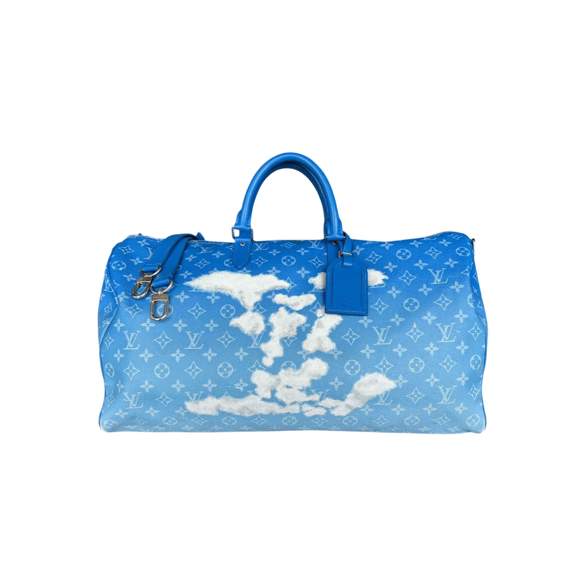 Louis Vuitton Blue Cloud Monogram Keepall 50 - Morely TrendsLouis Vuitton Type here:)