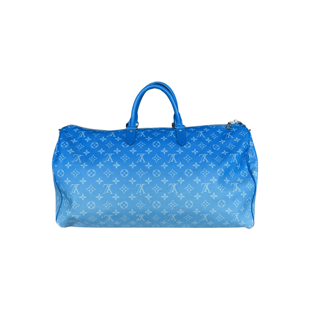 Louis Vuitton Blue Cloud Monogram Keepall 50 - Morely TrendsLouis Vuitton Type here:)