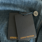 Louis Vuitton Blue & Gold Embroidered Denim Shirt - Morely TrendsLouis Vuitton Type here:)