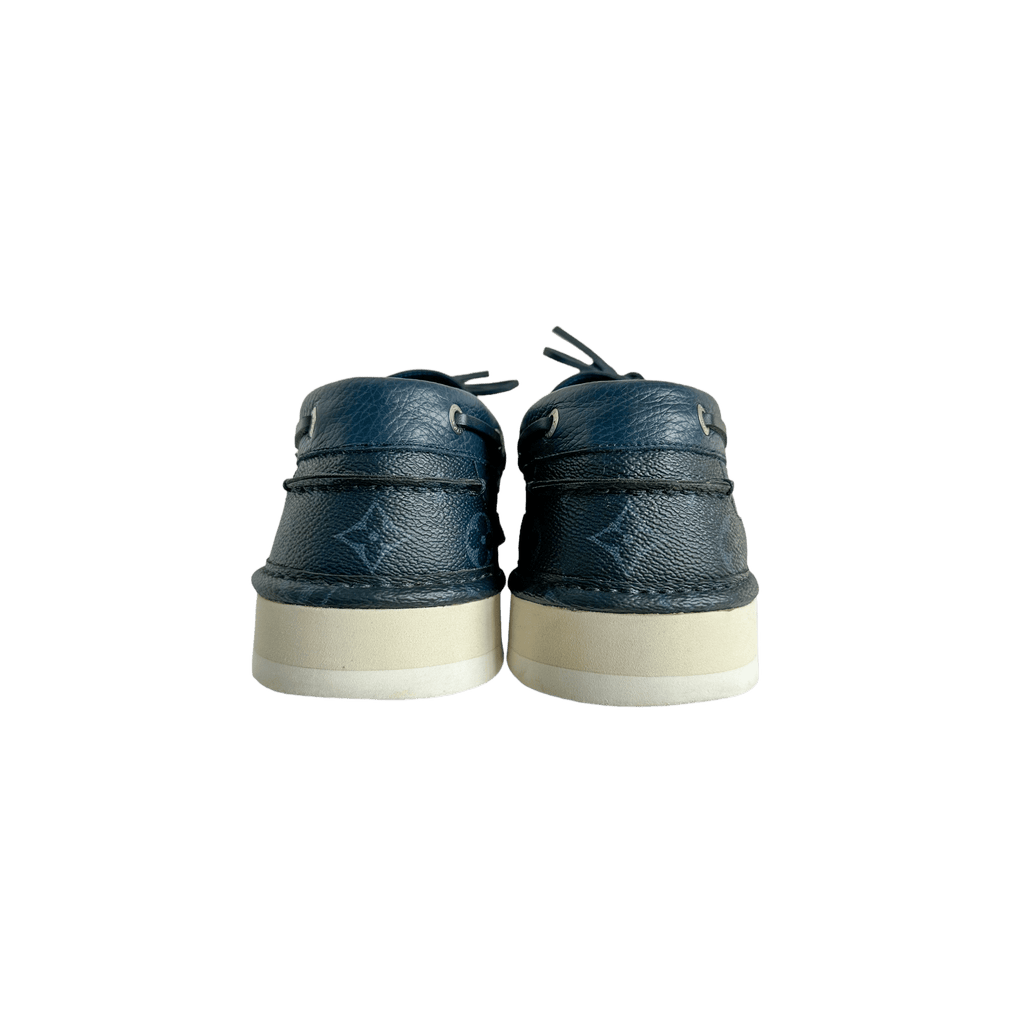 Louis Vuitton Blue Monogram Boat Shoes - Morely TrendsLouis Vuitton Type here:)