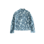 Louis Vuitton Blue & White LV Leaf Denim Jacket - Morely TrendsLouis Vuitton Type here:)