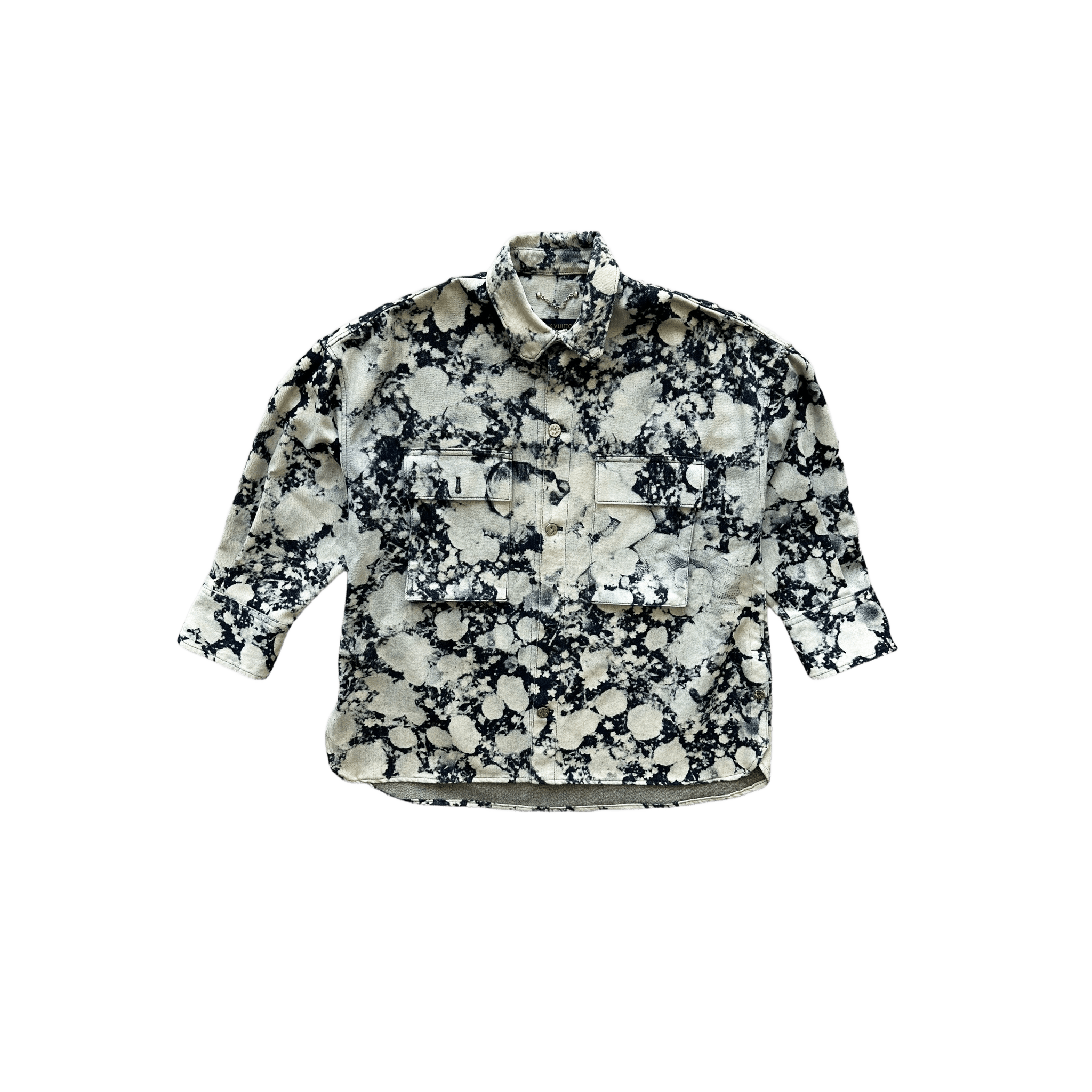 Louis Vuitton Blue & White Poppies Denim Shirt - Morely TrendsLouis Vuitton Type here:)