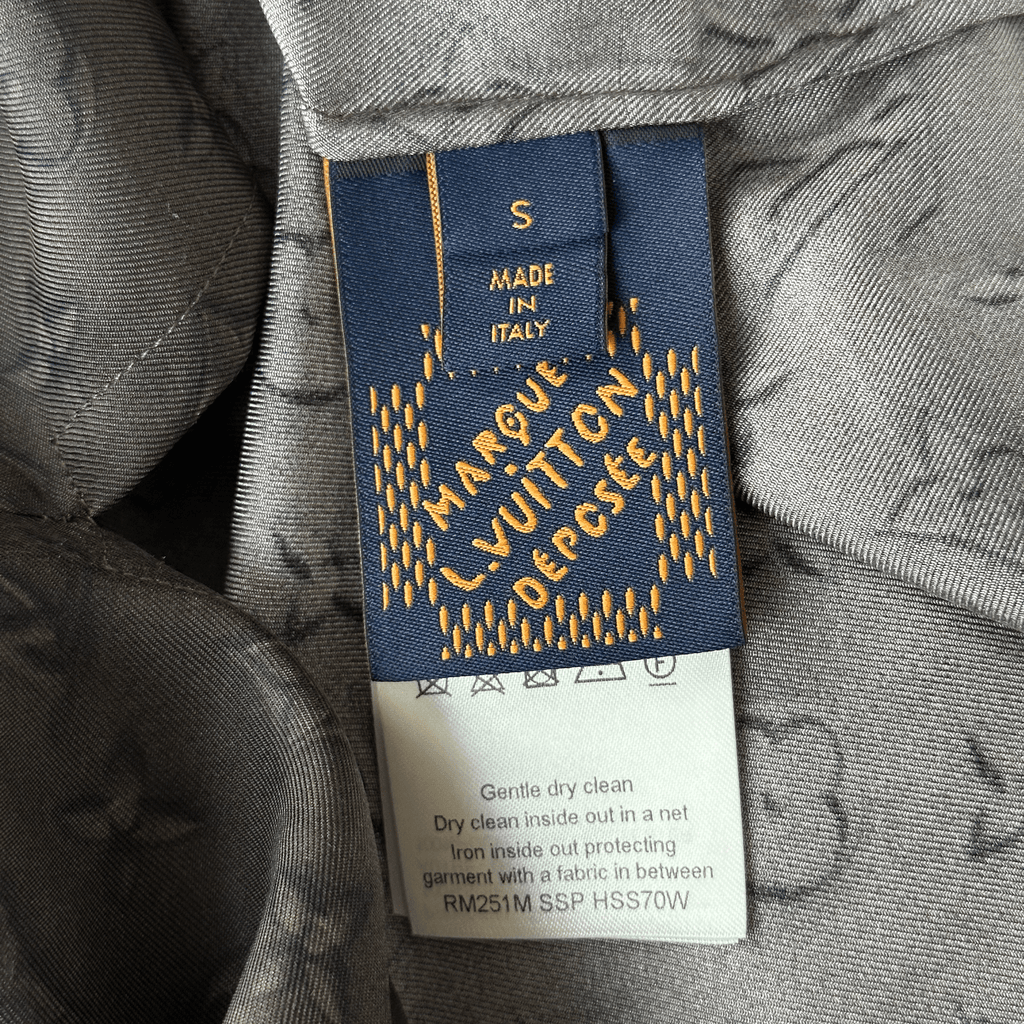 Louis Vuitton Brown Monogram Silk Button Up Shirt - Morely TrendsLouis Vuitton Type here:)