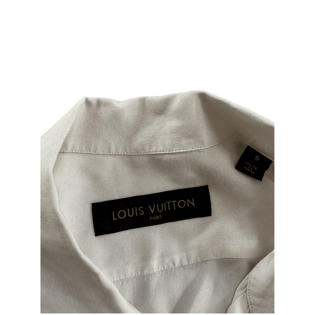 Louis Vuitton Fragment White & Black Gradient Button Up Shirt - Morely TrendsLouis Vuitton Type here:)
