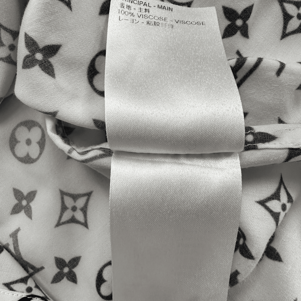 Louis Vuitton Fragment White & Black Gradient Button Up Shirt - Morely TrendsLouis Vuitton Type here:)