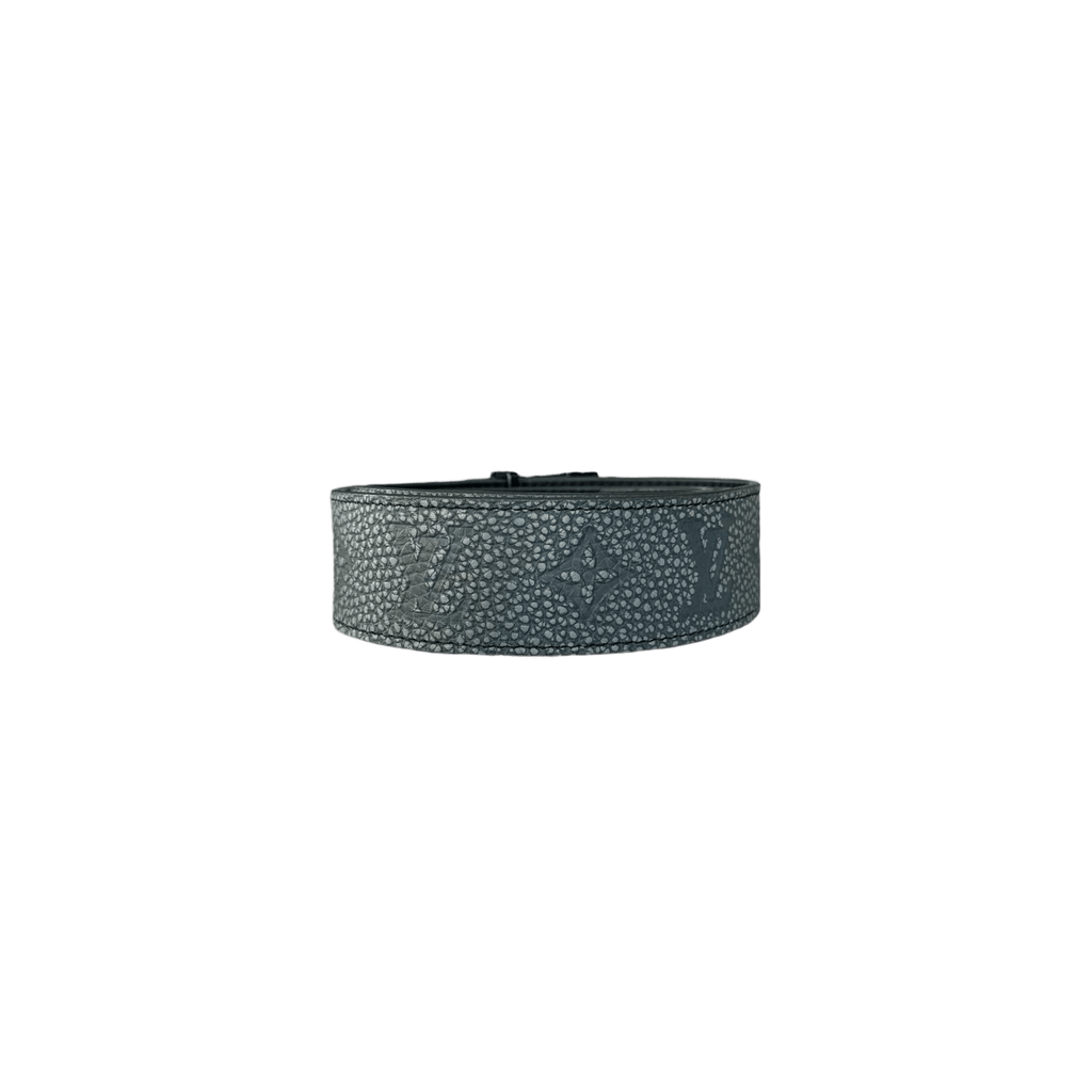 Louis Vuitton Grey & Black Taurillon Monogram Belt - Morely TrendsLouis Vuitton Type here:)