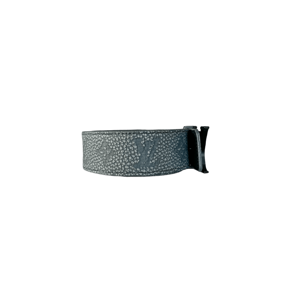 Louis Vuitton Grey & Black Taurillon Monogram Belt - Morely TrendsLouis Vuitton Type here:)