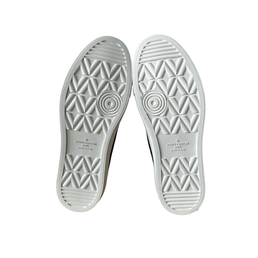 Louis Vuitton Grey Metallic Damier Tattoo Sneaker - Morely TrendsLouis Vuitton Type here:)