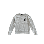 Louis Vuitton Grey Peace & Love Logo Embroidered Sweater - Morely TrendsLouis Vuitton Type here:)