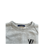 Louis Vuitton Grey Peace & Love Logo Embroidered Sweater - Morely TrendsLouis Vuitton Type here:)
