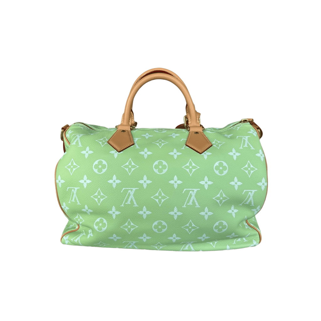 Louis Vuitton Lime Green & White Monogram P9 Speedy 40 - Morely TrendsLouis Vuitton Type here:)