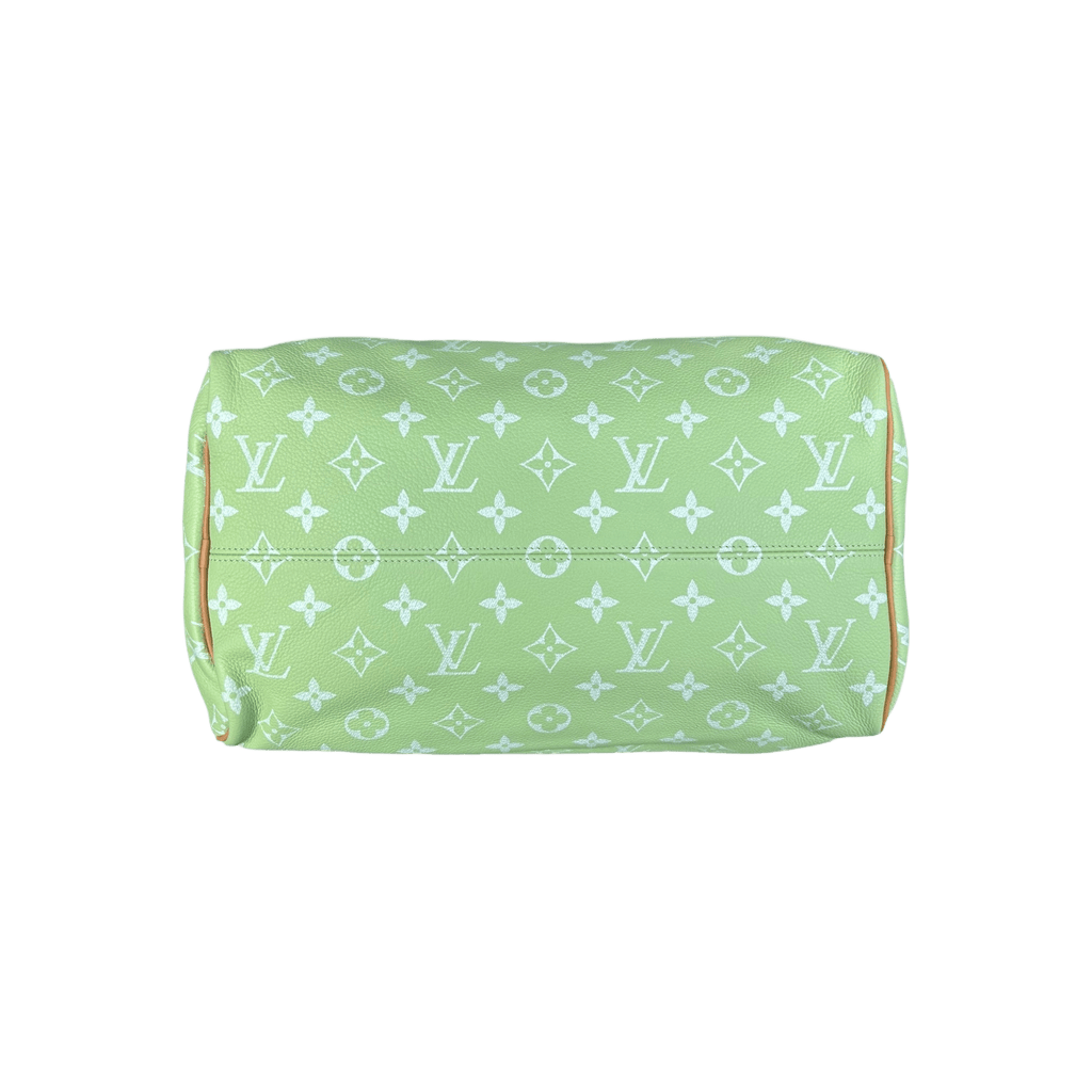 Louis Vuitton Lime Green & White Monogram P9 Speedy 40 - Morely TrendsLouis Vuitton Type here:)