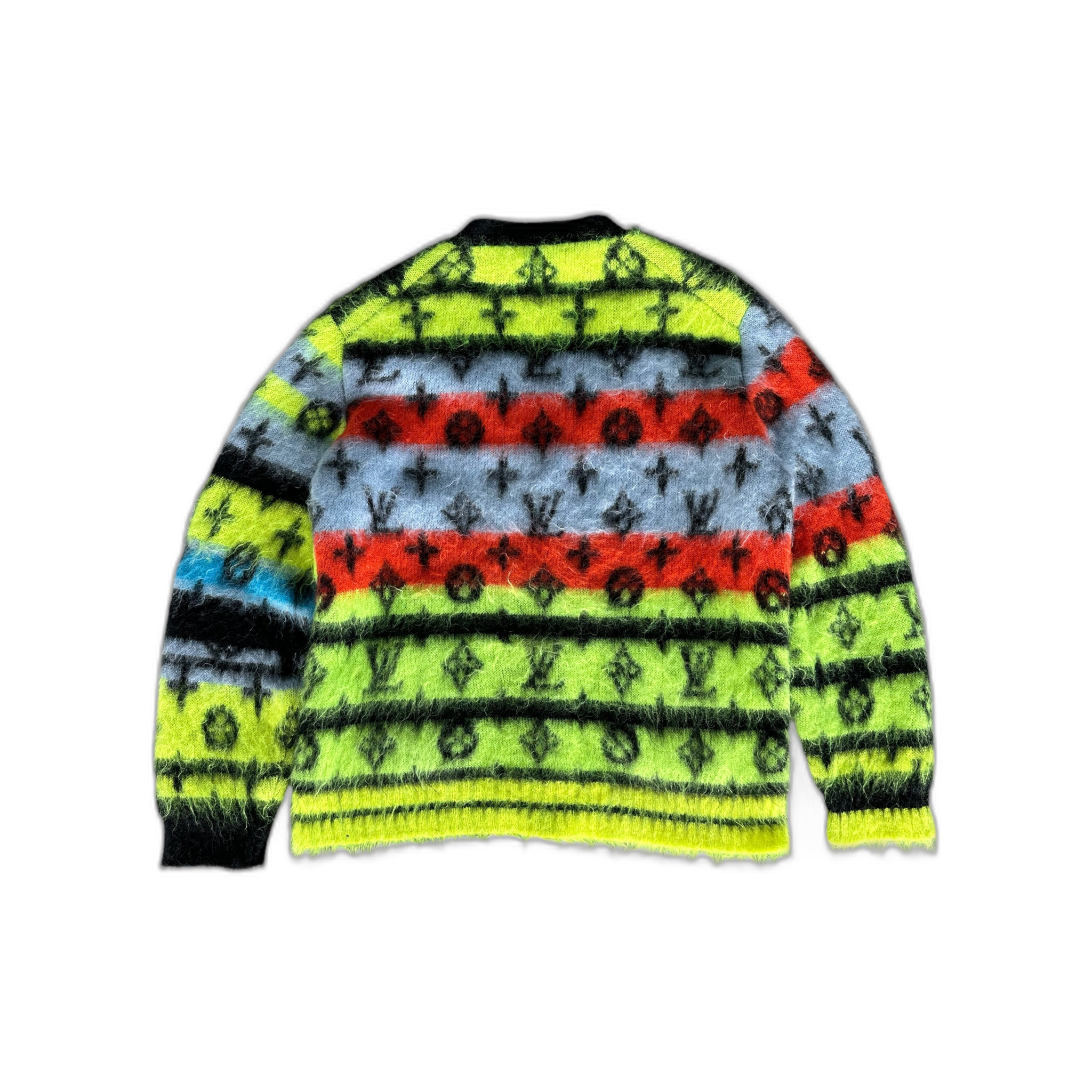 Louis Vuitton Multicolor Monogram Mohair Cardigan - Morely TrendsLouis Vuitton Type here:)