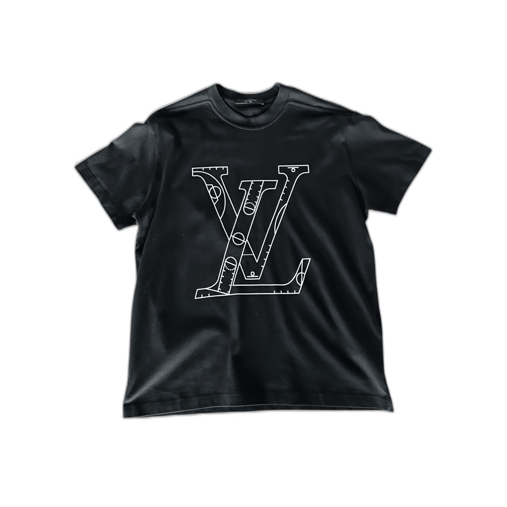 Louis Vuitton NBA Black & White Logo T-Shirt - Morely TrendsLouis Vuitton Type here:)