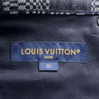 Louis Vuitton Navy Distorted Damier Print Jeans - Morely TrendsLouis Vuitton Type here:)