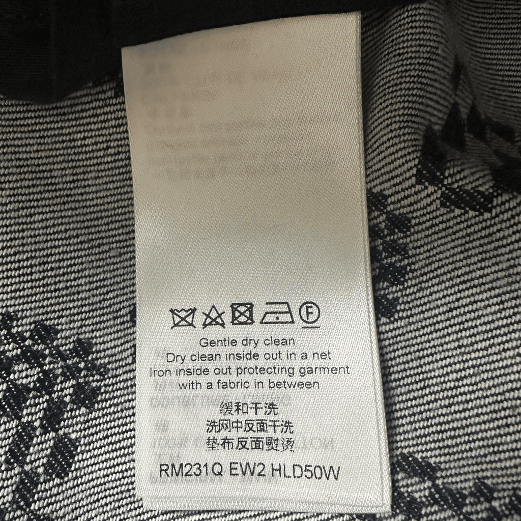 Louis Vuitton Navy Distorted Damier Print Jeans - Morely TrendsLouis Vuitton Type here:)