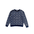 Louis Vuitton Navy & White Monogram Sweater - Morely TrendsLouis Vuitton Type here:)