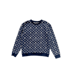 Louis Vuitton Navy & White Monogram Sweater - Morely TrendsLouis Vuitton Type here:)