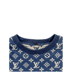 Louis Vuitton Navy & White Monogram Sweater - Morely TrendsLouis Vuitton Type here:)