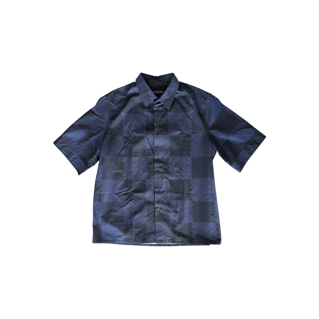 Louis Vuitton Nigo Blue Checkered Button Up Shirt - Morely TrendsLouis Vuitton Type here:)