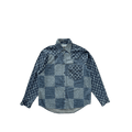 Louis Vuitton Nigo Navy Giant Damier Monogram Button Up Shirt - Morely TrendsLouis Vuitton Type here:)
