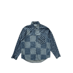 Louis Vuitton Nigo Navy Giant Damier Monogram Button Up Shirt - Morely TrendsLouis Vuitton Type here:)
