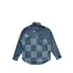 Louis Vuitton Nigo Navy Giant Damier Monogram Button Up Shirt - Morely TrendsLouis Vuitton Type here:)