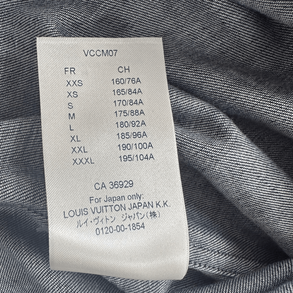 Louis Vuitton Nigo Navy Giant Damier Monogram Button Up Shirt - Morely TrendsLouis Vuitton Type here:)