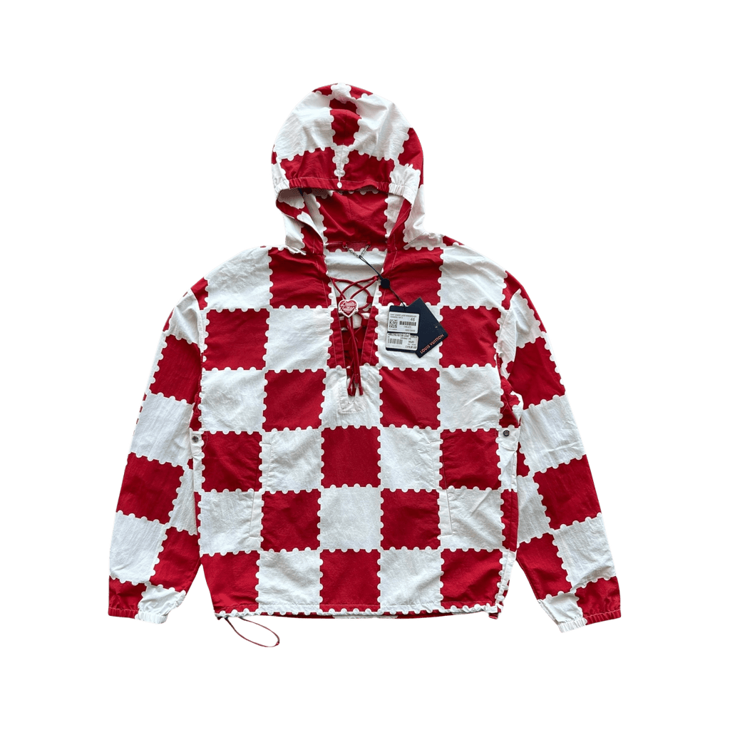 Louis Vuitton Nigo Red & White Checkered Windbreaker - Morely TrendsLouis Vuitton Type here:)