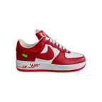 Louis Vuitton Nike Red & White Monogram Air Force 1 - Morely TrendsLouis Vuitton Type here:)