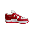 Louis Vuitton Nike Red & White Monogram Air Force 1 - Morely TrendsLouis Vuitton Type here:)
