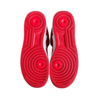 Louis Vuitton Nike Red & White Monogram Air Force 1 - Morely TrendsLouis Vuitton Type here:)