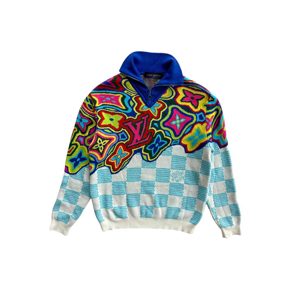 Louis Vuitton Psychedelic Quarter Zip Jacket - Morely TrendsLouis Vuitton Type here:)