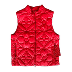 Louis Vuitton Red Flower Monogram Puffer Vest - Morely TrendsLouis Vuitton Type here:)