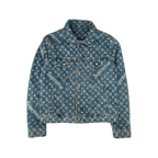 Louis Vuitton Supreme Blue & White Monogram Denim Jacket - Morely TrendsLouis Vuitton Type here:)